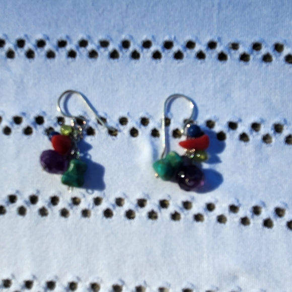 Silpada Semi-precious Beaded Earrings - Picture 2 of 13